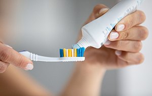 Toothbrush and toothpaste