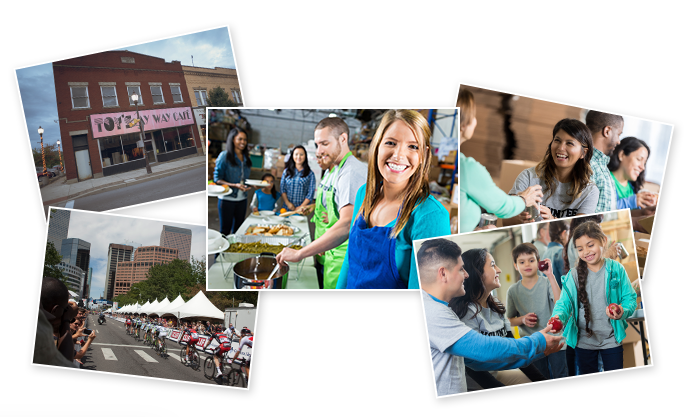 Collage of community events in Canonsburg