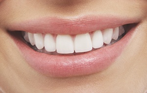 Closeup of healthy smile