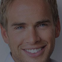 Man with healthy flawless smile