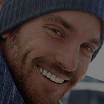 Man with healthy attractive smile