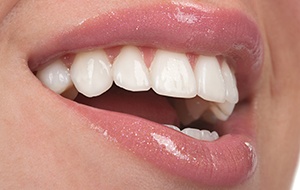 Closeup of healthy smile