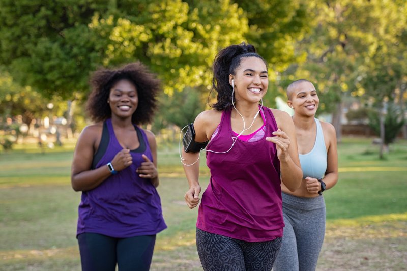 Woman running